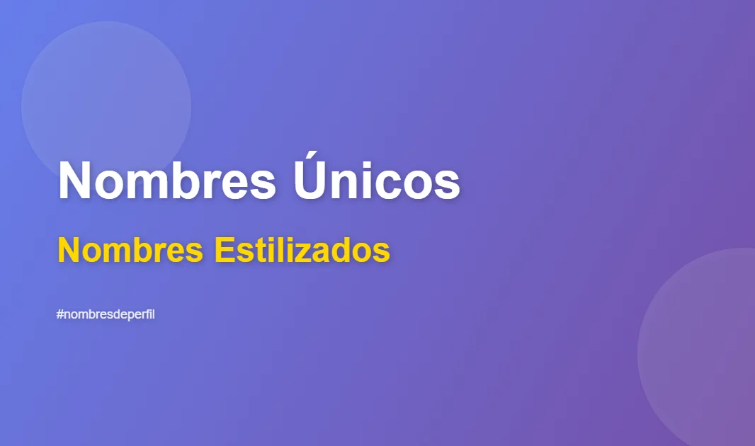 Cómo crear un nombre de usuario único y estilizado