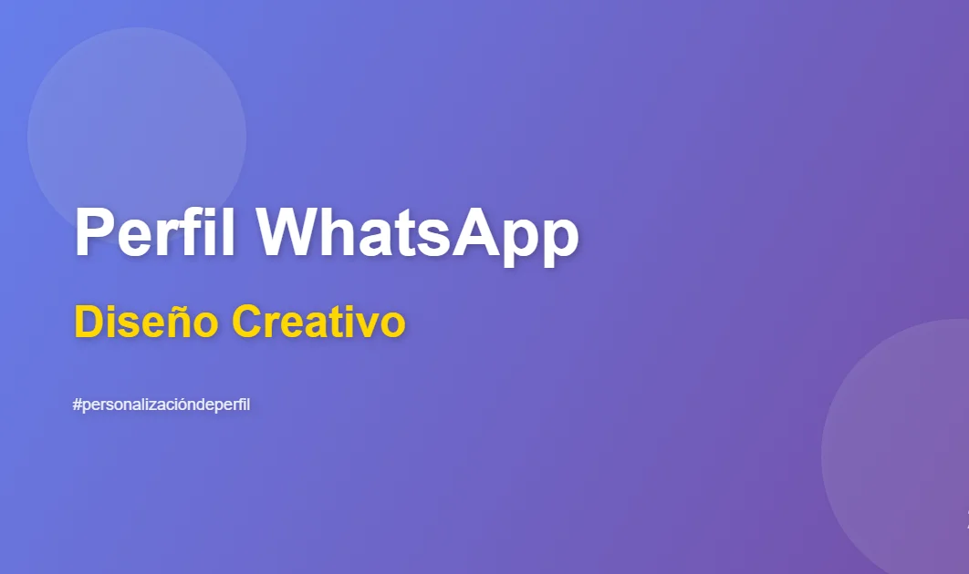 Cómo tener un perfil de WhatsApp creativo con letras bonitas